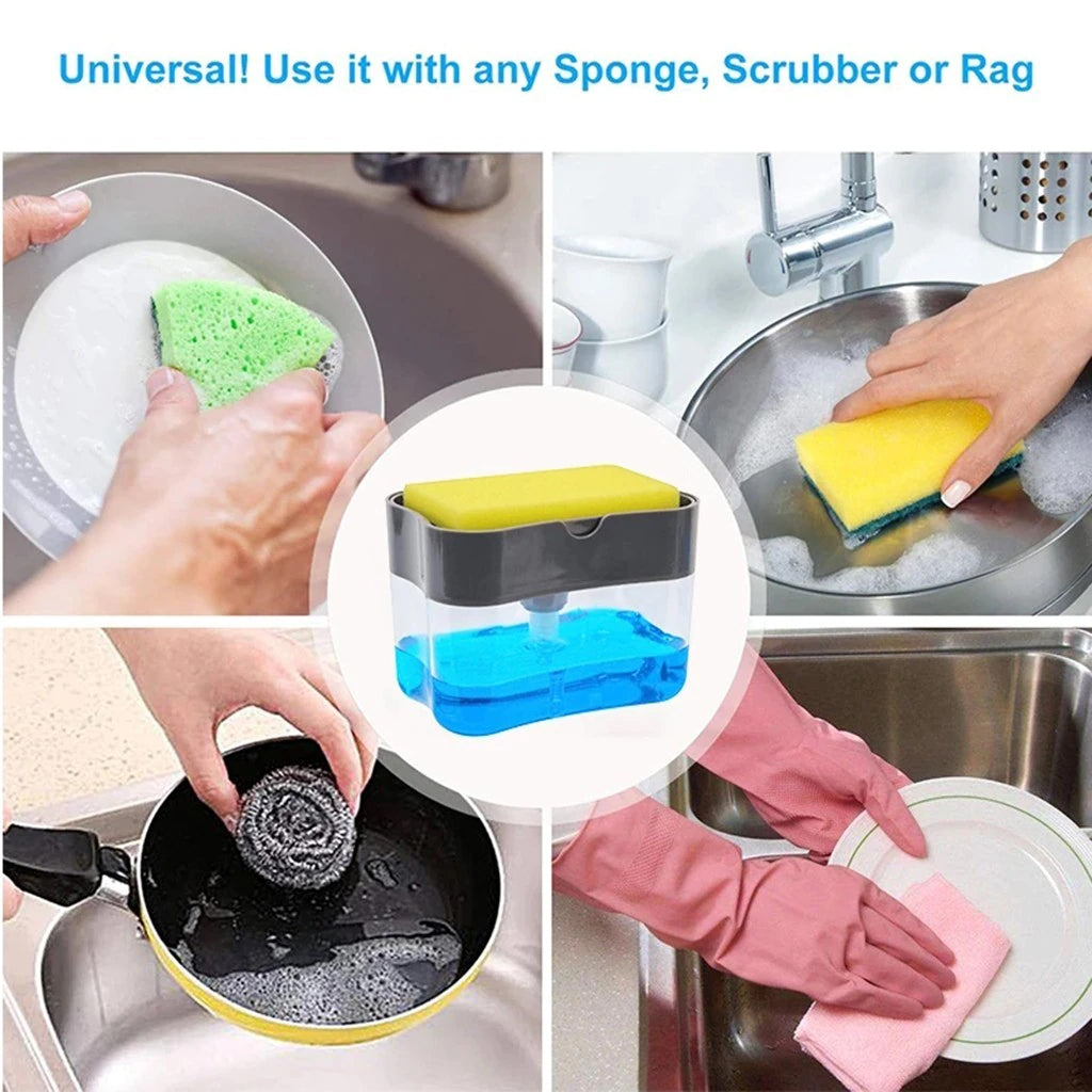 Liquid Soap Dispenser Pump™ | (with Free Sponge)